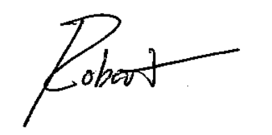 Robert handwritten logo
